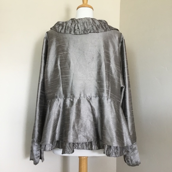 Chez Vouz de France Blouse Silk Size 1X - Picture 4 of 7